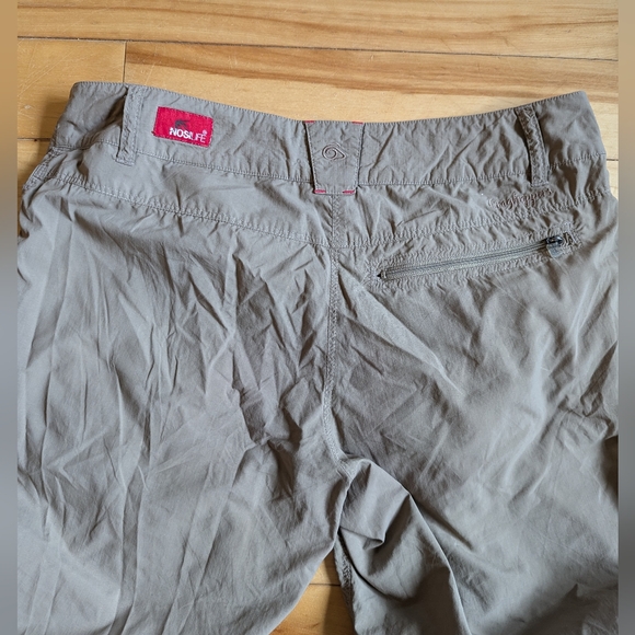 Craghoppers Women's Insect Shield Repellent Taupe Hiking Pants US 6 - Picture 2 of 4